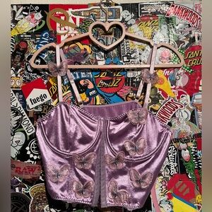 Corset butterfly top✨